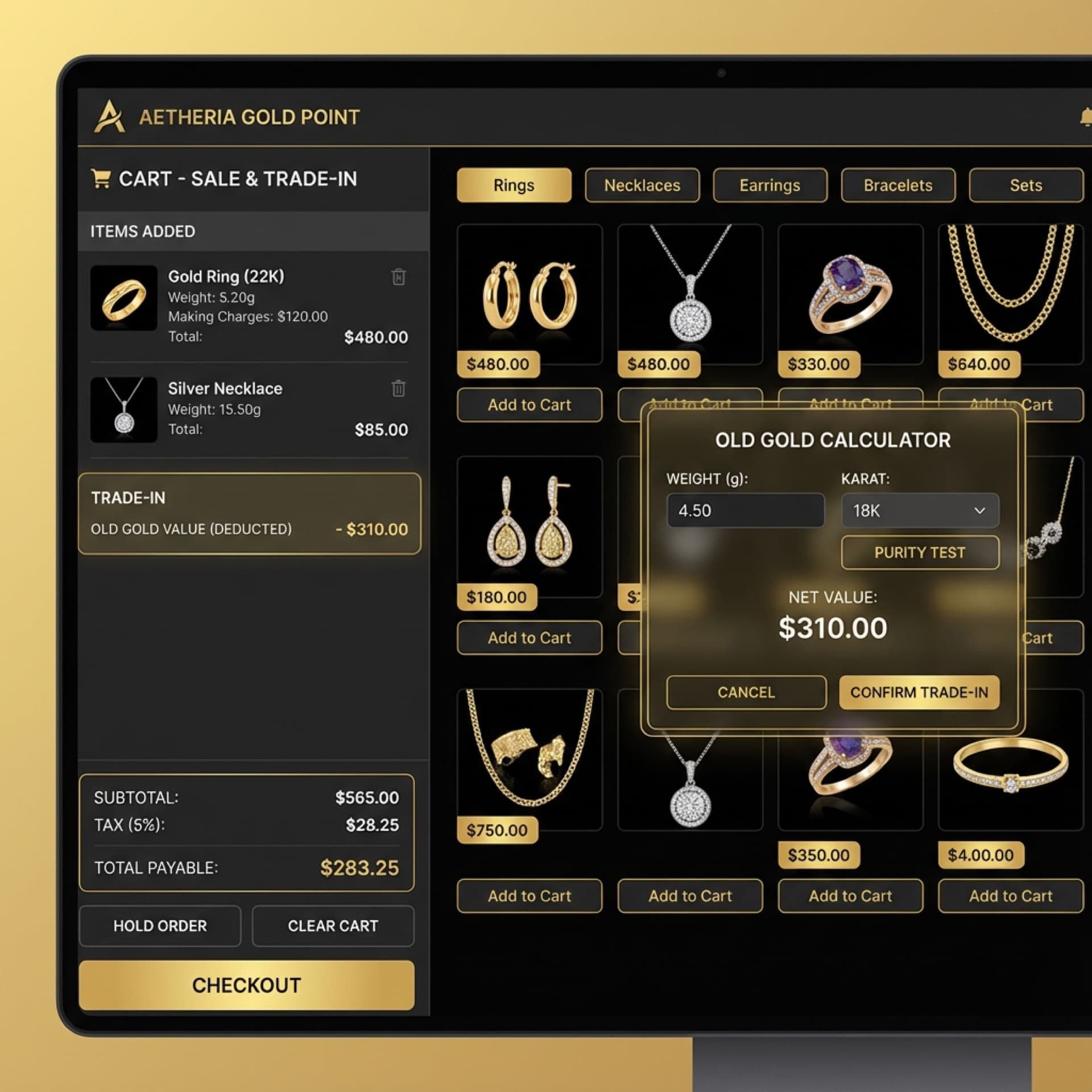 Aetheria Gold Point POS